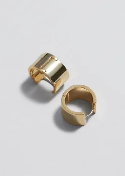 Cheap Oreringe Med Bred Bojle Kvinder Oreringe