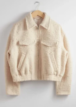 Sale Oversized Jakke Med Lynlas Kvinder Frakker & Jakker