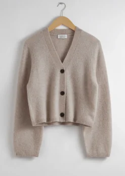 Clearance Oversized Strik Cardigan Kvinder Strik