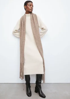 Cheap Oversized Uld-Blend Torklaede Kvinder Matchende Sæt