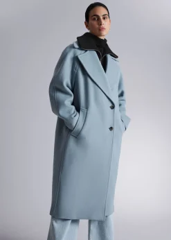 Store Oversized Uldfrakke Kvinder Frakker & Jakker