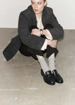 Clearance Penny Loafers I Laeder Kvinder Lejligheder