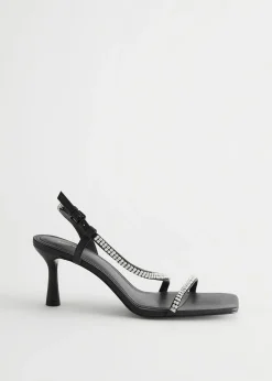 Cheap Rhinestone Sandaler Med Stropper Kvinder Sandaler Med Hael