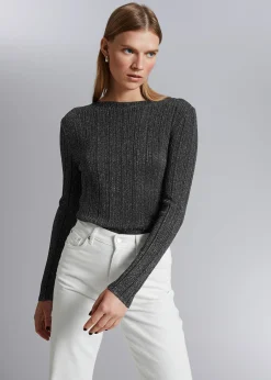 Best Ribbet Glitter Top Kvinder Toppe