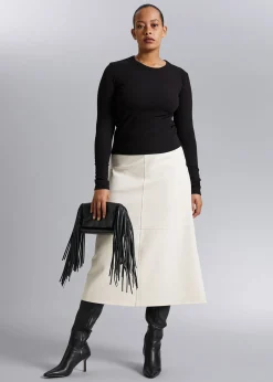 Sale Ribbet Top Kvinder Toppe