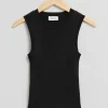 New Ribstrikket Tanktop Kvinder Toppe