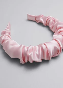 Best Sale Ruched Satin Alice Band Kvinder Hårtilbehør
