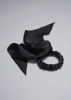 Outlet Satin Torklaede Slips Scrunchie Kvinder Hårtilbehør