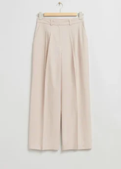 Sale Skraeddersyede Bukser Med Hoj Talje Kvinder Bukser