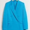 Fashion Skraeddersyet Dobbeltradet Blazer Kvinder Blazere