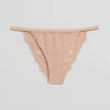 Outlet Skumpet Blonde Mini Trusser Kvinder Underdele