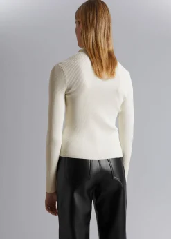 Discount Slank Cardigan Med Lynlas Kvinder Strik