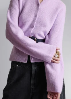 Fashion Strikket Cardigan Kvinder Strik