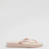 Fashion Sveller Tilspidsede Platform Flip Flops Kvinder Flade Sandaler