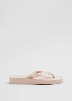 Fashion Sveller Tilspidsede Platform Flip Flops Kvinder Flade Sandaler