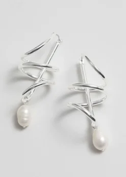 Shop Swirl Perle Oreringe Kvinder Oreringe