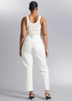 Online Tilspidsede Jeans Kvinder Jeans