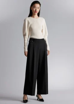 Cheap Tilspidsede Press Crease Bukser Kvinder Bukser