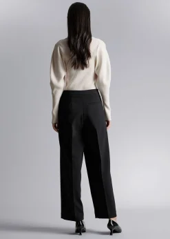 Cheap Tilspidsede Press Crease Bukser Kvinder Bukser