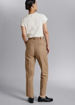 Cheap Tilspidsede Tweedbukser Kvinder Bukser