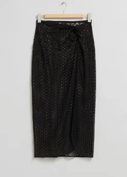 Cheap Twisted Front Blonde Sarong Kvinder Nederdele