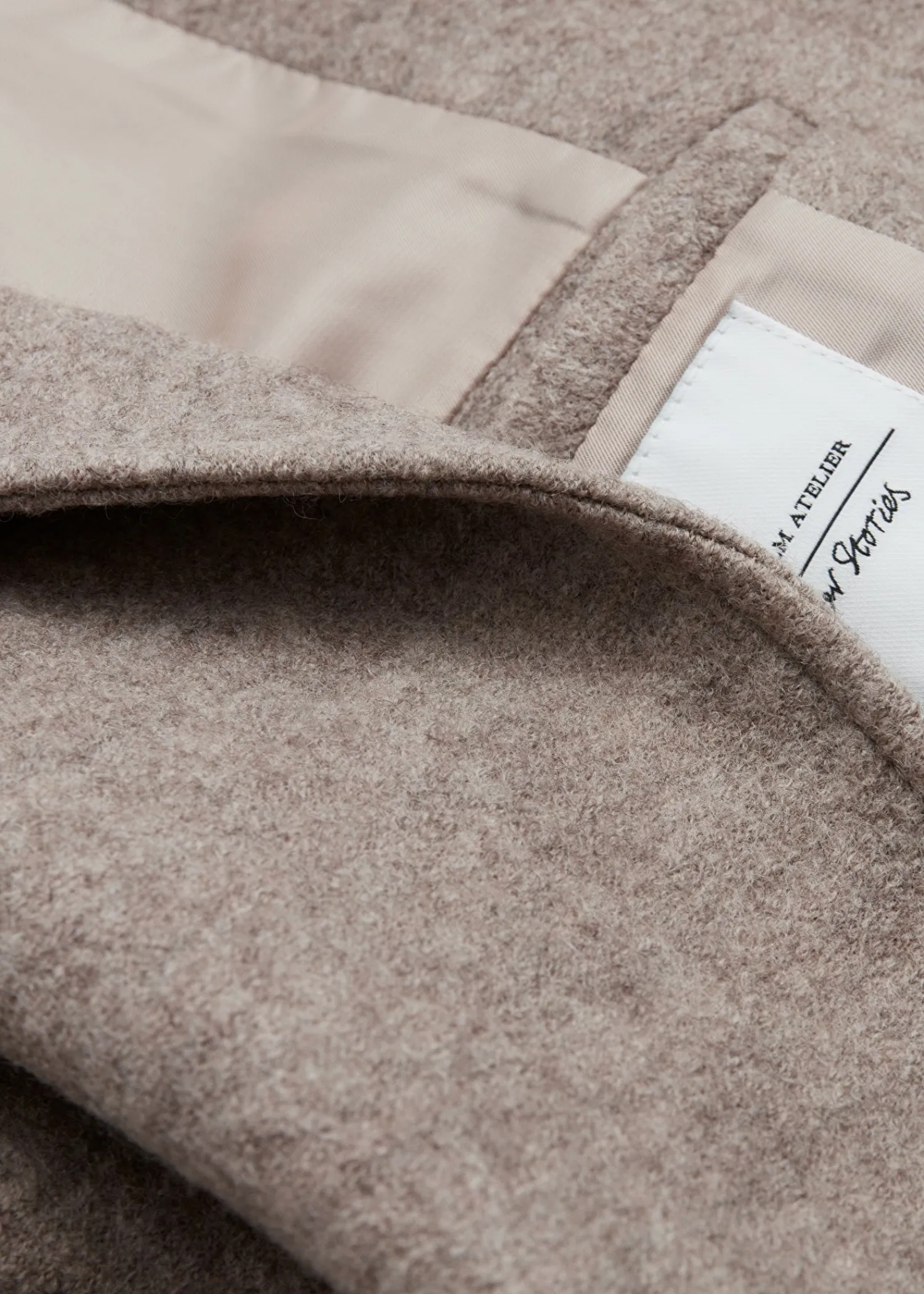 Cheap Voluminos Uldfrakke Med Baelte Kvinder Frakker & Jakker