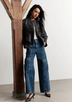 Cheap Afslappede Cargo Jeans Kvinder Denim