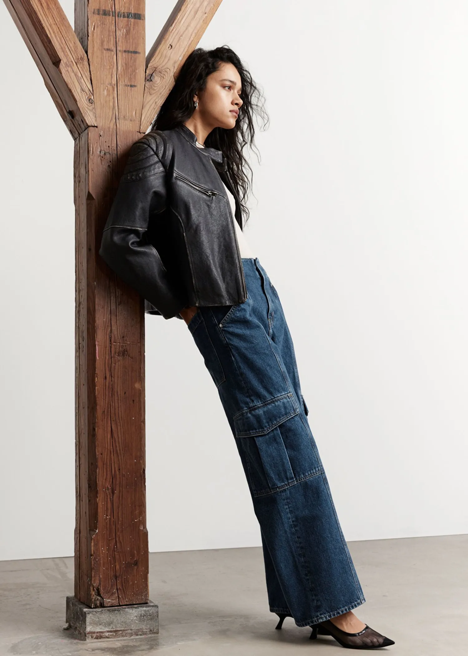 Cheap Afslappede Cargo Jeans Kvinder Denim