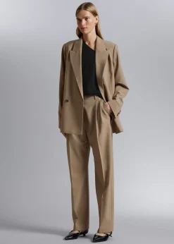 Hot Afslappede Skraeddersyede Bukser Kvinder Sæt Og Dragter