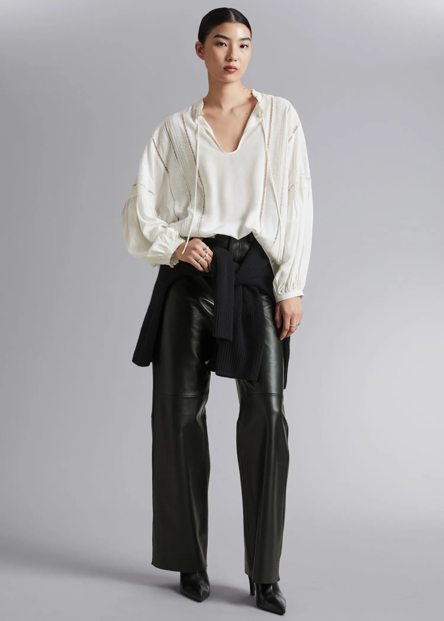 Hot Afslappet Broderibluse Kvinder Bluser Og Skjorter