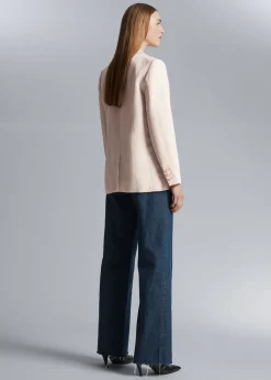 Best Sale Afslappet Linned Blazer Kvinder Sæt Og Dragter