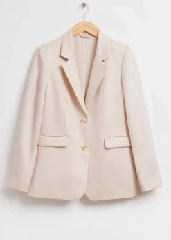 Best Sale Afslappet Linned Blazer Kvinder Sæt Og Dragter