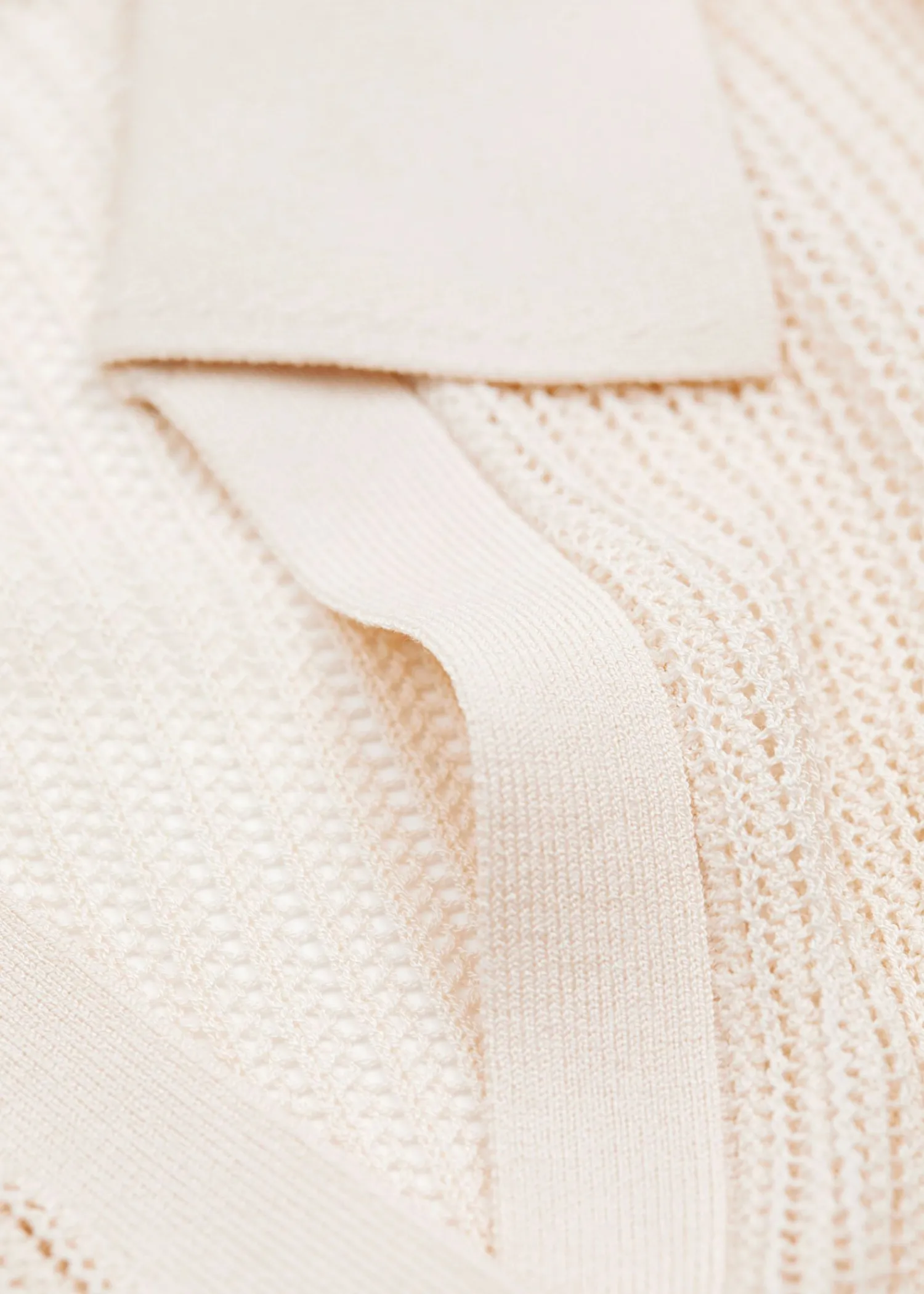 Best Afslappet Pointelle Strikket Poloshirt Kvinder Toppe