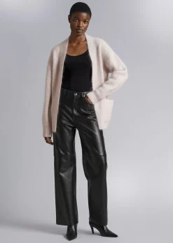 Best Sale Afslappet Strik Cardigan Kvinder Strik