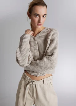 Online Afslappet Strik Cardigan Kvinder Strik