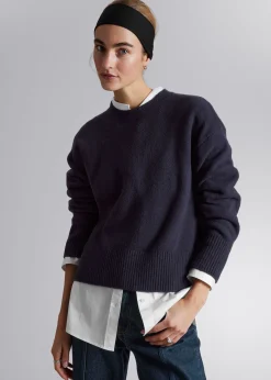 Fashion Afslappet Striktroje Kvinder Strik