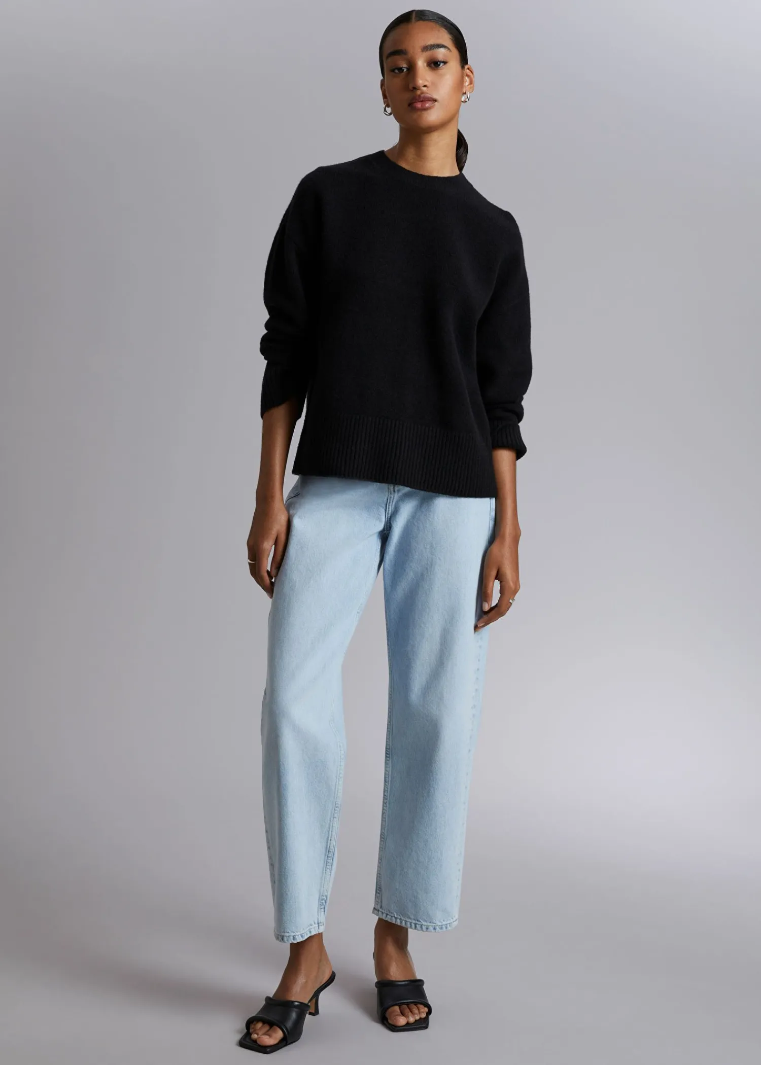 Flash Sale Afslappet Striktroje Kvinder Strik