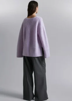 Discount Afslappet Striktroje Kvinder Strik