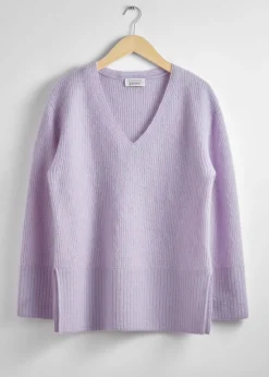 Discount Afslappet Striktroje Kvinder Strik