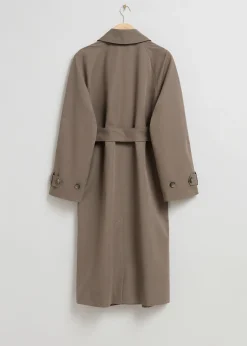 Online Afslappet Trenchcoat Kvinder Frakker & Jakker