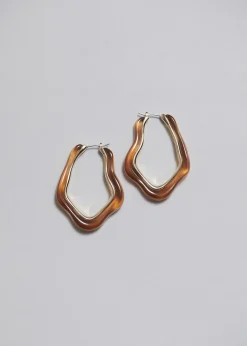 Clearance Asymmetriske Glasbojler Kvinder Oreringe