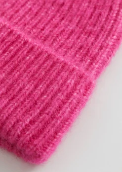 Shop Beanie Af Uldblanding Kvinder Hovedbeklædning