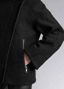 Shop Biker Uldjakke Kvinder Frakker & Jakker