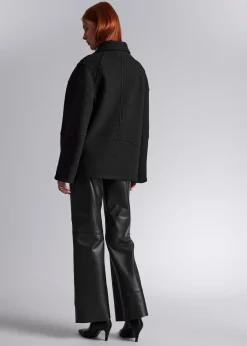 Shop Biker Uldjakke Kvinder Frakker & Jakker