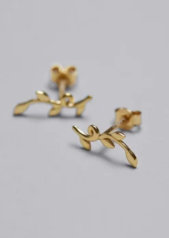 Outlet Bladede Oreringe Kvinder Oreringe