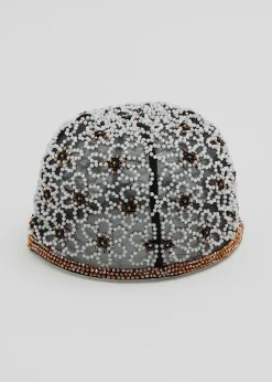 New Blomsterkugle Med Perler Kvinder Hovedbeklædning