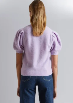 Best Sale Blomster-Udsmykket Strik Top Kvinder Strik