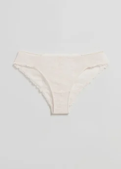 Cheap Blomstrede Blonder Mini Trusser Kvinder Underdele