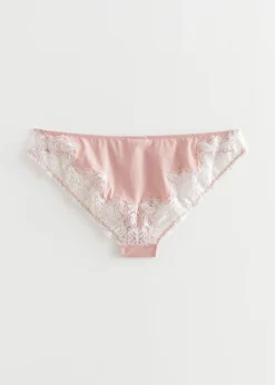 Outlet Blondestrimmede Trusser Kvinder Underdele