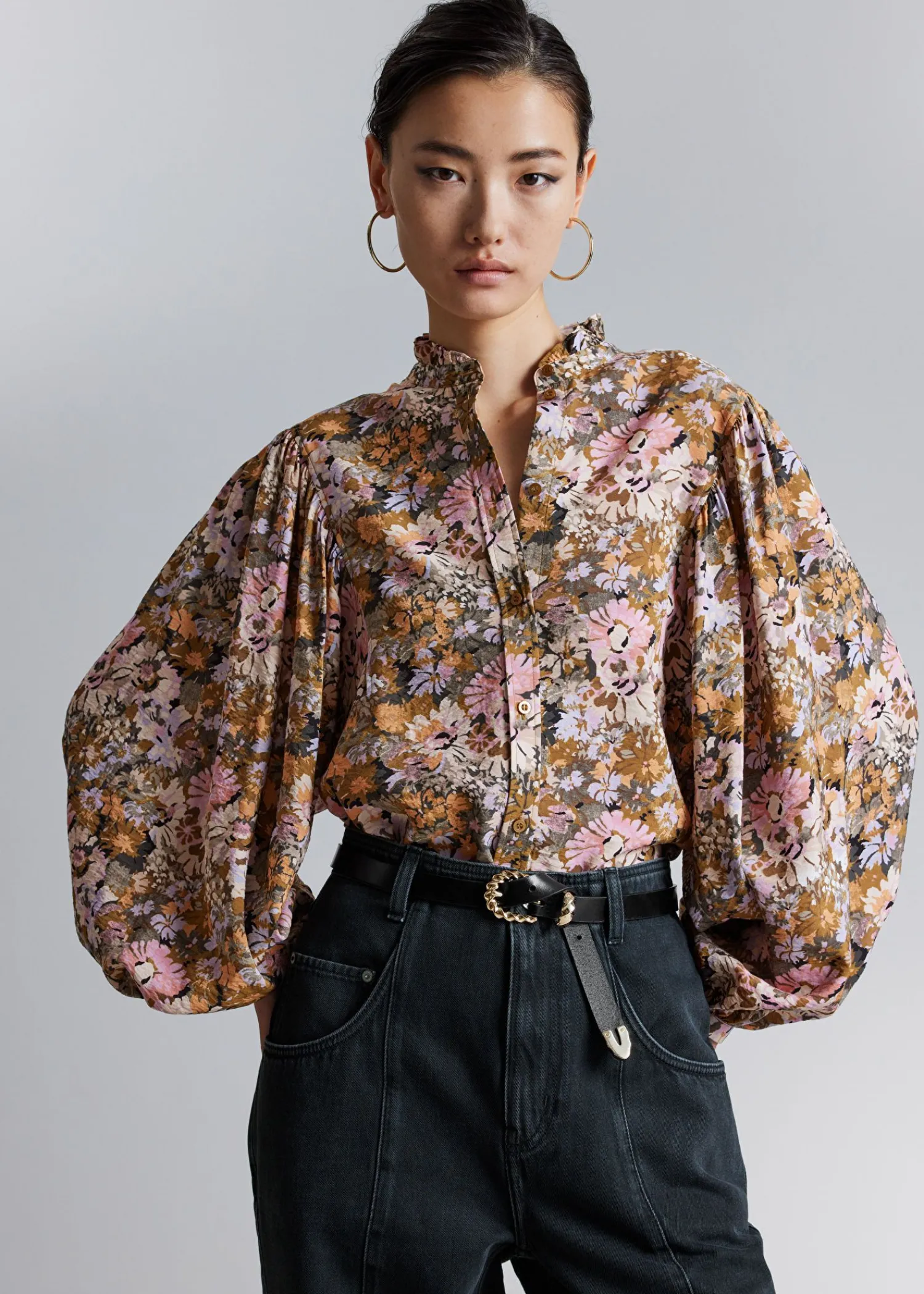 New Bluse Med Flaesekrave Kvinder Bluser Og Skjorter